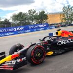 Max Verstappen au volant de sa RedBull au Grand Prix du Canada 2022, Photo Steeve Fortin