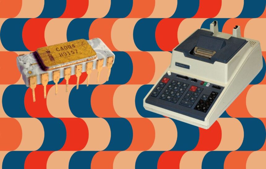 Une calculatrice à l&rsquo;origine du premier microprocesseur : l&rsquo;Intel 4004 (1971) – MinuteTech
